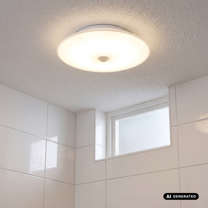 LED svítidlo s PIR senzorem Maclean, stropní, 15 W, 1300 lm, IP54, 220–240 V~ 50/60 Hz, MCE537