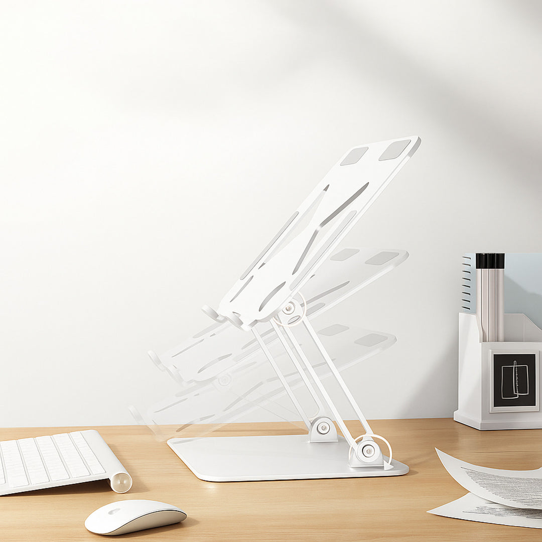 Nastavitelný, ergonomický stojan na notebooky 10–17 palců LAPTOP STAND MT2661W, Mediatech