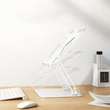 Nastavitelný, ergonomický stojan na notebooky 10–17 palců LAPTOP STAND MT2661W, Mediatech
