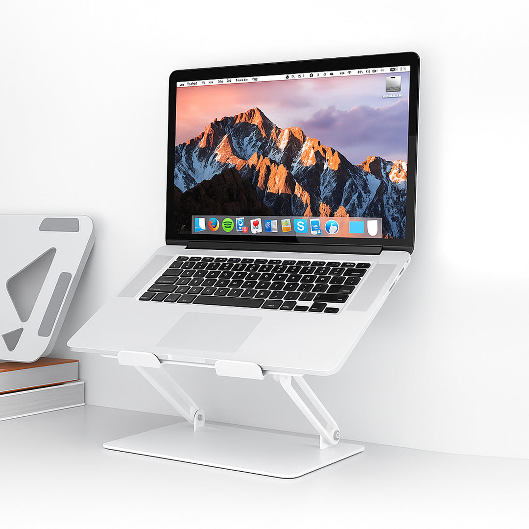 Nastavitelný, ergonomický stojan na notebooky 10–17 palců LAPTOP STAND MT2661W, Mediatech
