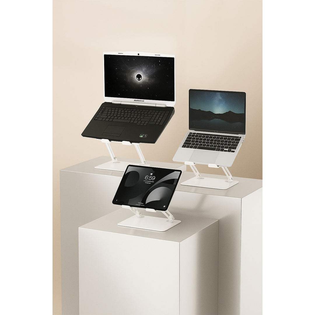 Nastavitelný, ergonomický stojan na notebooky 10–17 palců LAPTOP STAND MT2661W, Mediatech