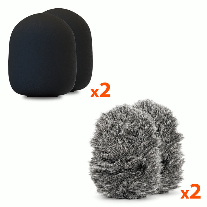 MICRO-MIC DUO – 2x bezdrátový klopový mikrofon (sada), s klipem, iOS a Android (OTG), mini, supercitlivý. USB-C a LIGHTNING, Mediatech