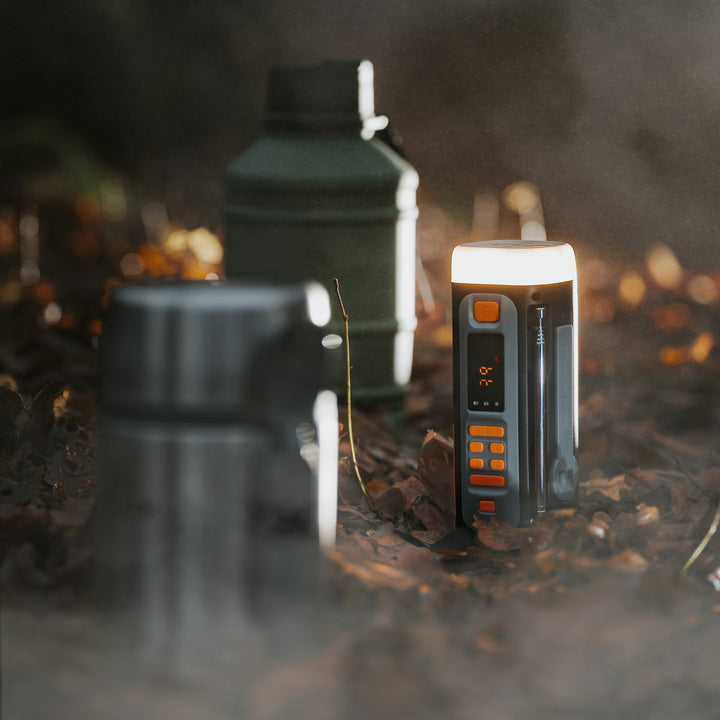 Nouzové rádio Adler, se solárním panelem, klikou a powerbankou, Bluetooth 5.0, LED svítilna 4 W, 4500 mAh, AD 1920
