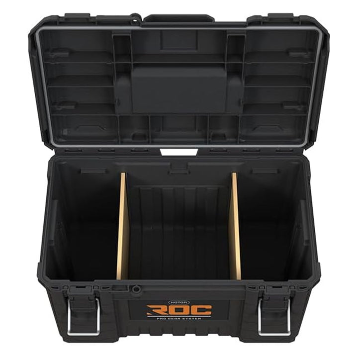 Nástrojová skříňka Keter ROC XL Pro Gear 2.0, nosnost 72 kg, úchyty Pro Mount, možnost zavěšení na zeď, 256980