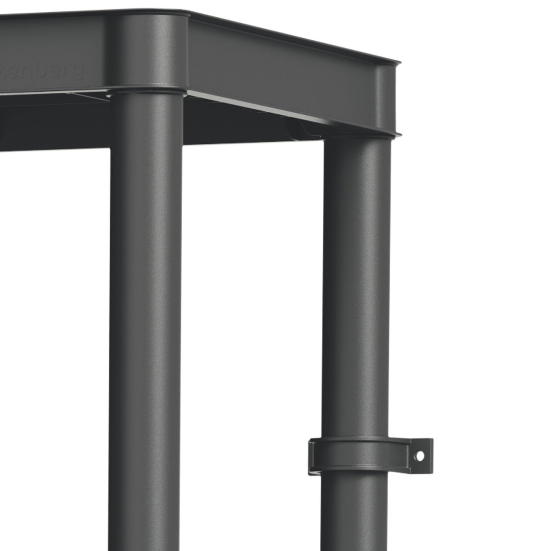 Regál Stackaro Solid 75 Kistenberg, maximální celkové zatížení 220 kg, 5 polic, montáž na zeď, KSS75L5HD-S411