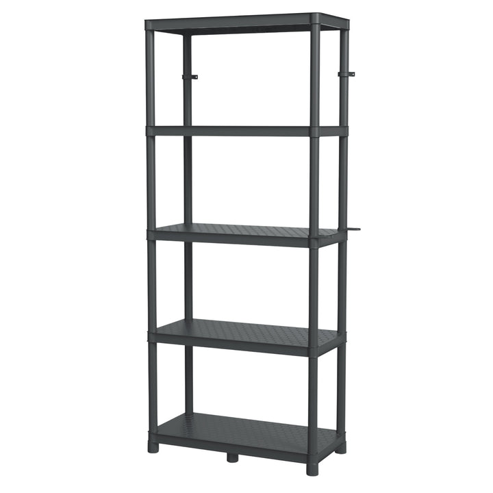 Regál Stackaro Solid 75 Kistenberg, maximální celkové zatížení 220 kg, 5 polic, montáž na zeď, KSS75L5HD-S411
