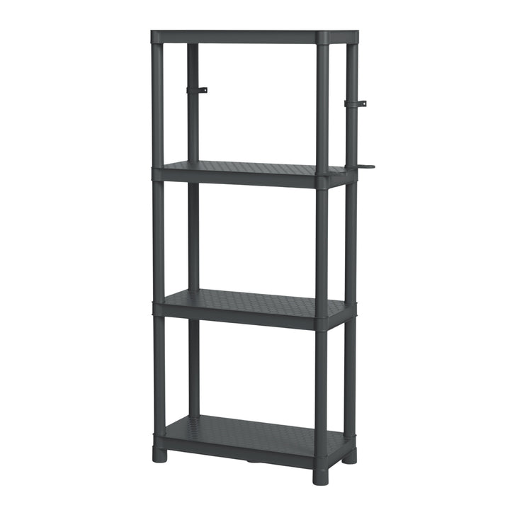 Regál Stackaro Solid 60 Kistenberg, maximální celkové zatížení 185 kg, 4 police, montáž na zeď, KSS60L4HD-S411
