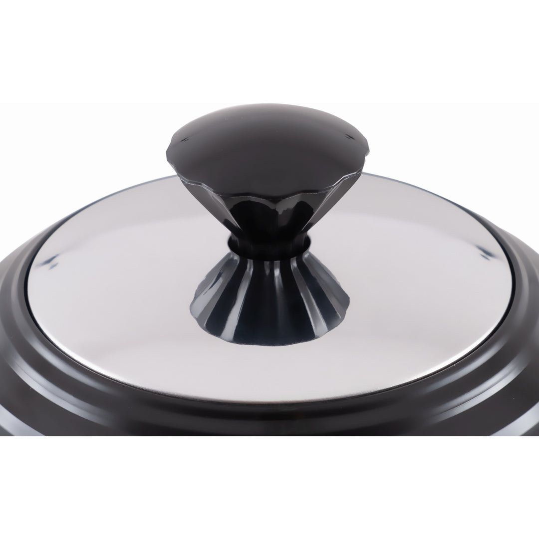 Elektrická konvice Eldom, černá barva, výkon 2000 W, objem 1,7 l, ukazatel hladiny vody, síťkový filtr, C265C