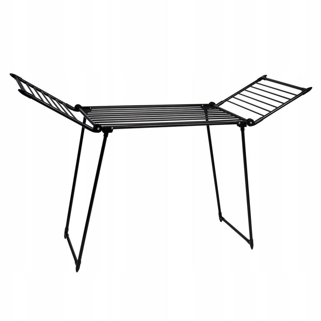 Sušák na prádlo Promis, silné a odolné trubky, dvě skládací křídla, vnější a vnitřní, velký rozestup tyčí, SU120