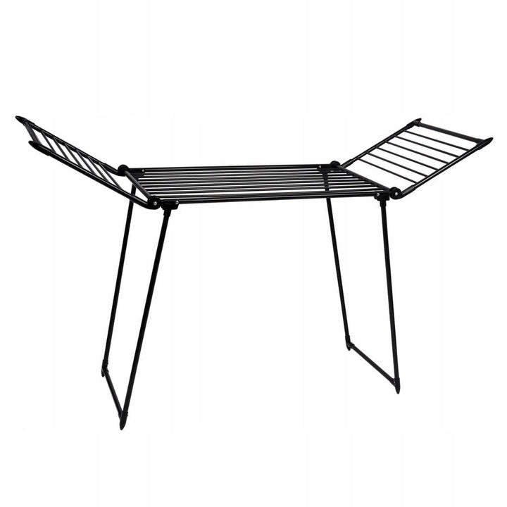 Sušák na prádlo Promis, silné a odolné trubky, dvě skládací křídla, vnější a vnitřní, velký rozestup tyčí, SU120