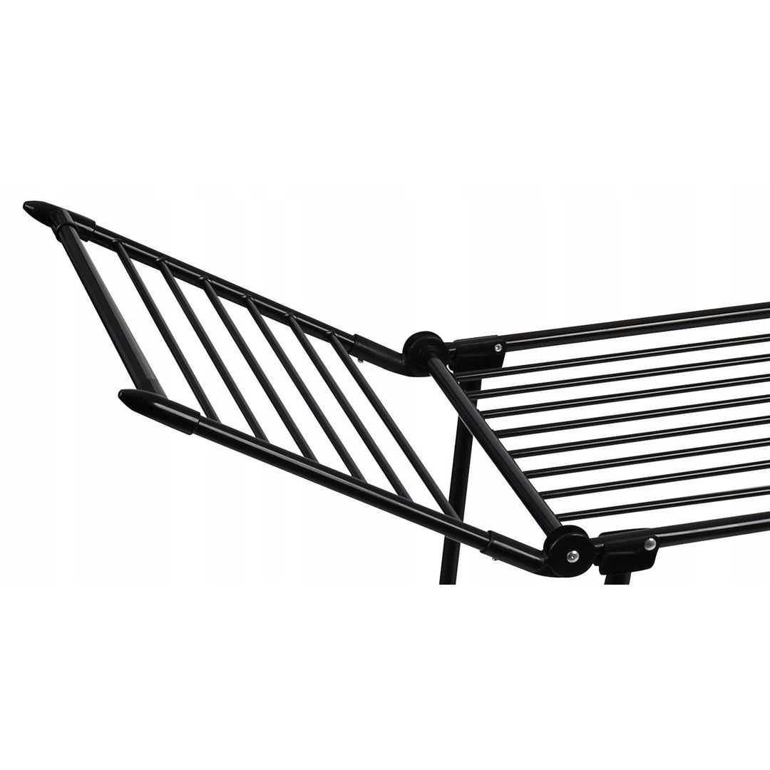 Sušák na prádlo Promis, silné a odolné trubky, dvě skládací křídla, vnější a vnitřní, velký rozestup tyčí, SU120