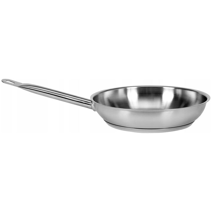 Profesionální gastronomická pánev Yato Gastro, vhodná pro všechny typy sporáků, z nerezové oceli, průměr 24 cm, objem 2,3 l, vhodná do myčky nádobí, YG-00101