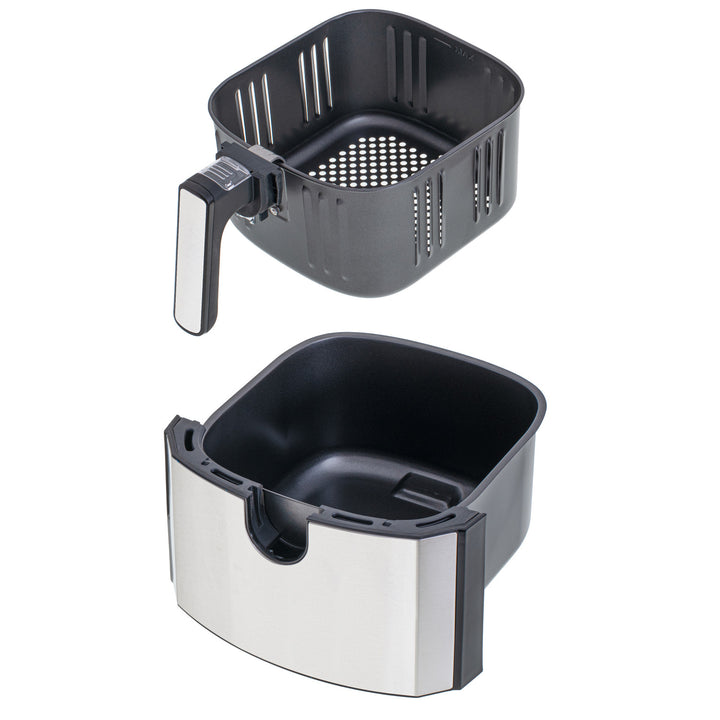 Bezolejová fritéza, 9 programů, 5,0 l, Airfryer, Camry CR 6311 + papírové vložky do fritézy, 16 cm, biologicky rozložitelné, 100 kusů