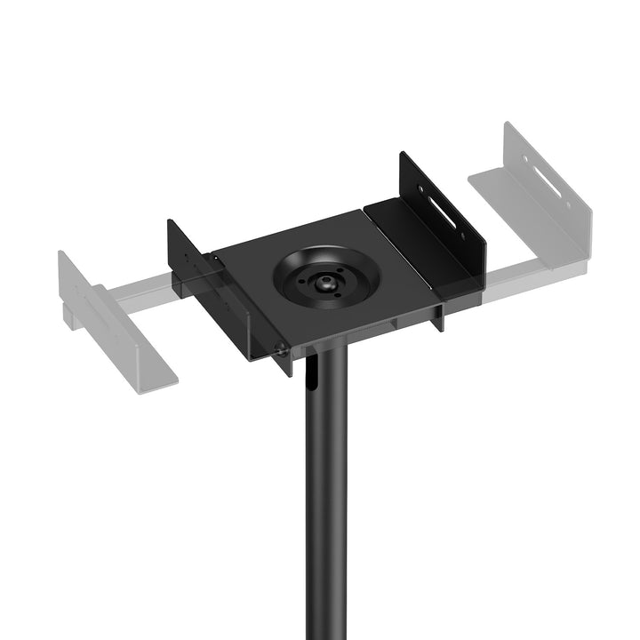 Sada podlahových stojanů pro reproduktory Maclean, univerzální, vertikální a horizontální nastavení +10°~-10°, max. 5 kg, MC-916