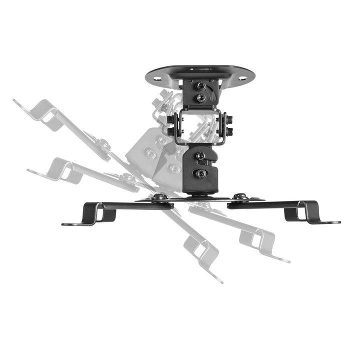 Stropní držák / závěs pro projektor Maclean, 54–320 mm, do 13,5 kg, otočný o 360 stupňů MC-200 B