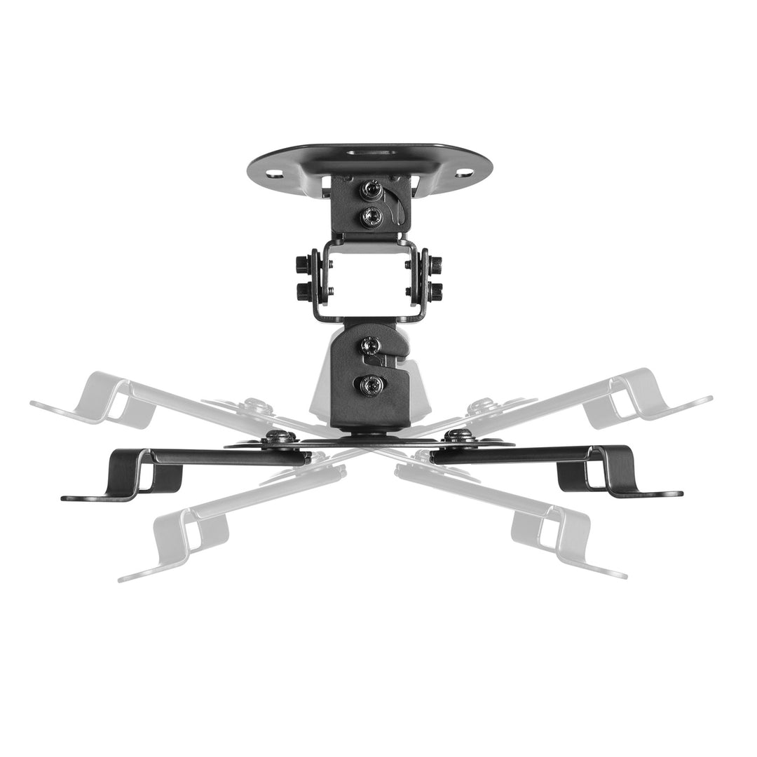 Stropní držák / závěs pro projektor Maclean, 54–320 mm, do 13,5 kg, otočný o 360 stupňů MC-200 B