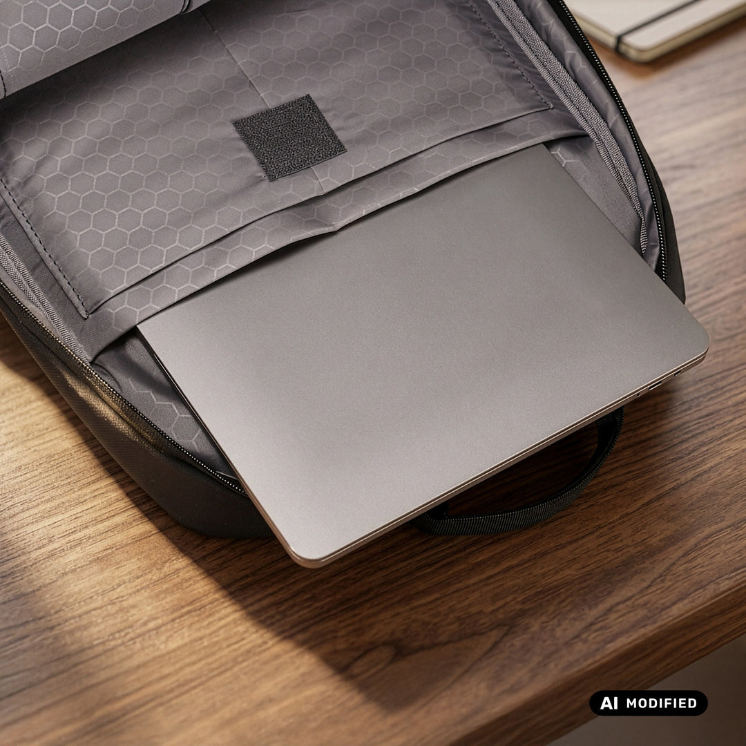 Batoh na notebook NanoRS, 15,6", černý, 41x29x4, voděodolný RS202 B