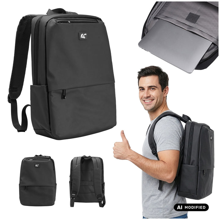 Batoh na notebook NanoRS, 15,6", černý, 41x29x4, voděodolný RS202 B