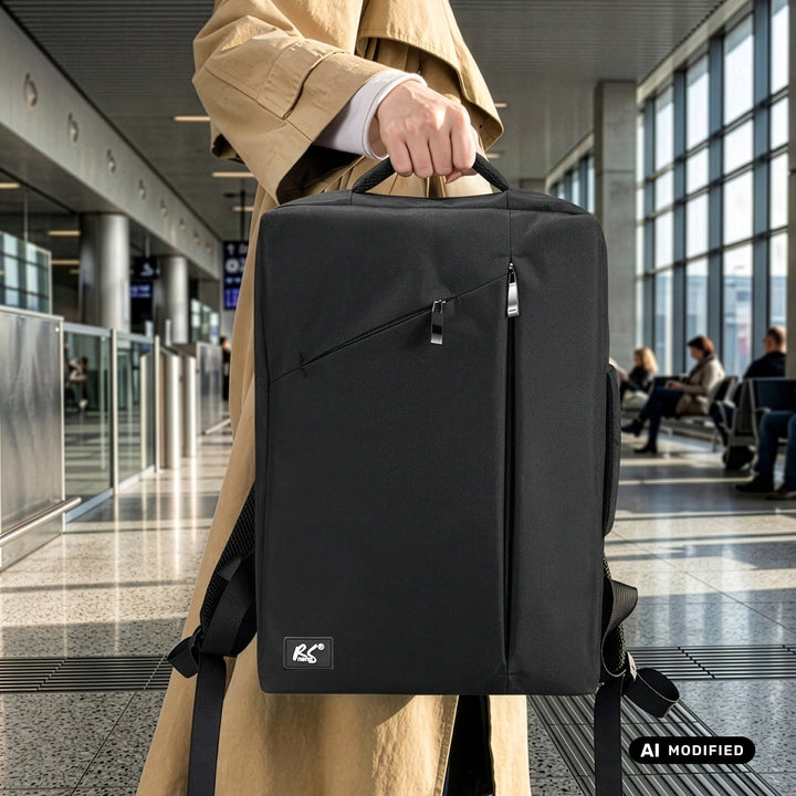 Batoh na notebook NanoRS, 15,6", černý, 43×30×10, voděodolný RS203 B