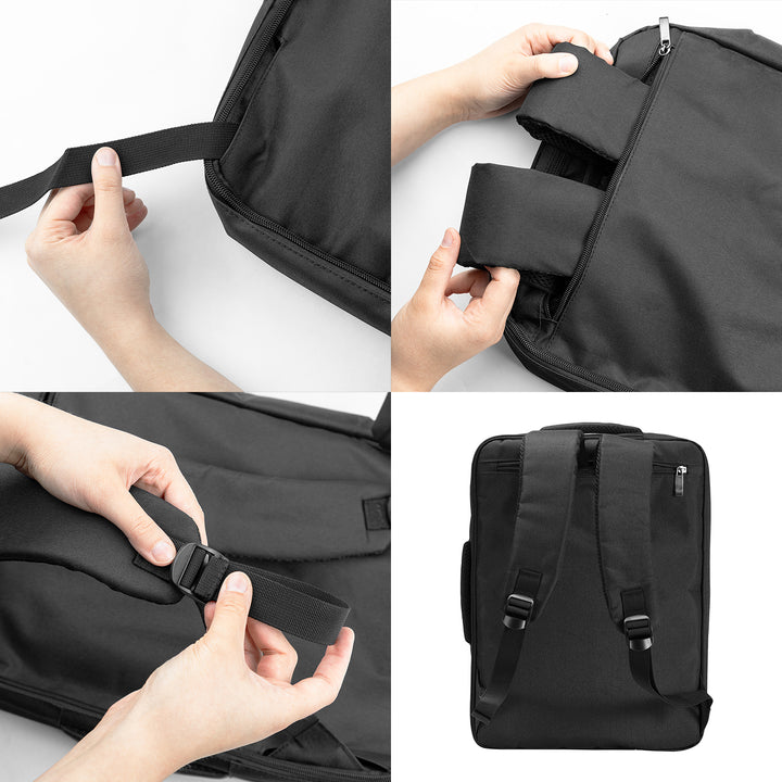 Batoh na notebook NanoRS, 15,6", černý, 43×30×10, voděodolný RS203 B