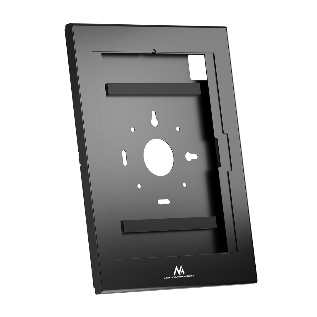 Reklamní držák na tablet Maclean, s aretací, 12,4"–13", iPad Air/Pro, Samsung Tab S10+/S9+/S8+/S7+, 257 × 350 × 22 mm, MC-950 B