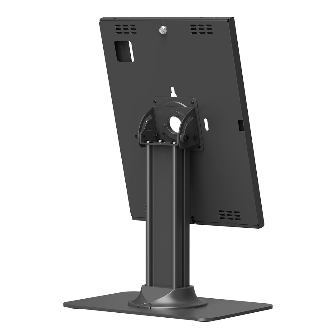 Reklamní držák na tablet Maclean s aretací. 12,4"–13", iPad Air/Pro, Samsung Tab S10+/S9+/S8+/S7+, 257 × 350 × 22 mm, MC-958 B