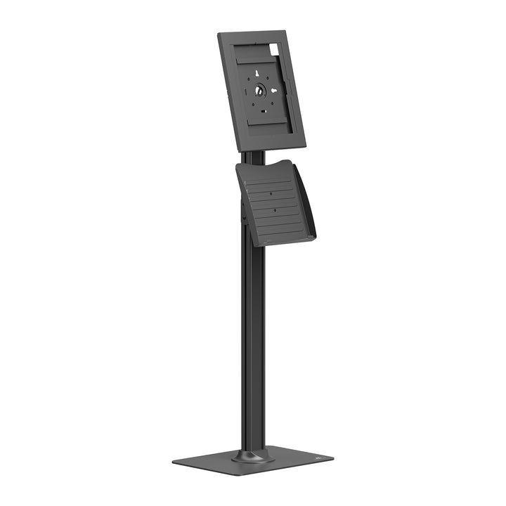 Reklamní držák na tablet Maclean, s aretací. 12,4"–13", iPad Air/Pro, Samsung Tab S10+/S9+/S8+/S7+, 257 × 350 × 22 mm, MC-924 B