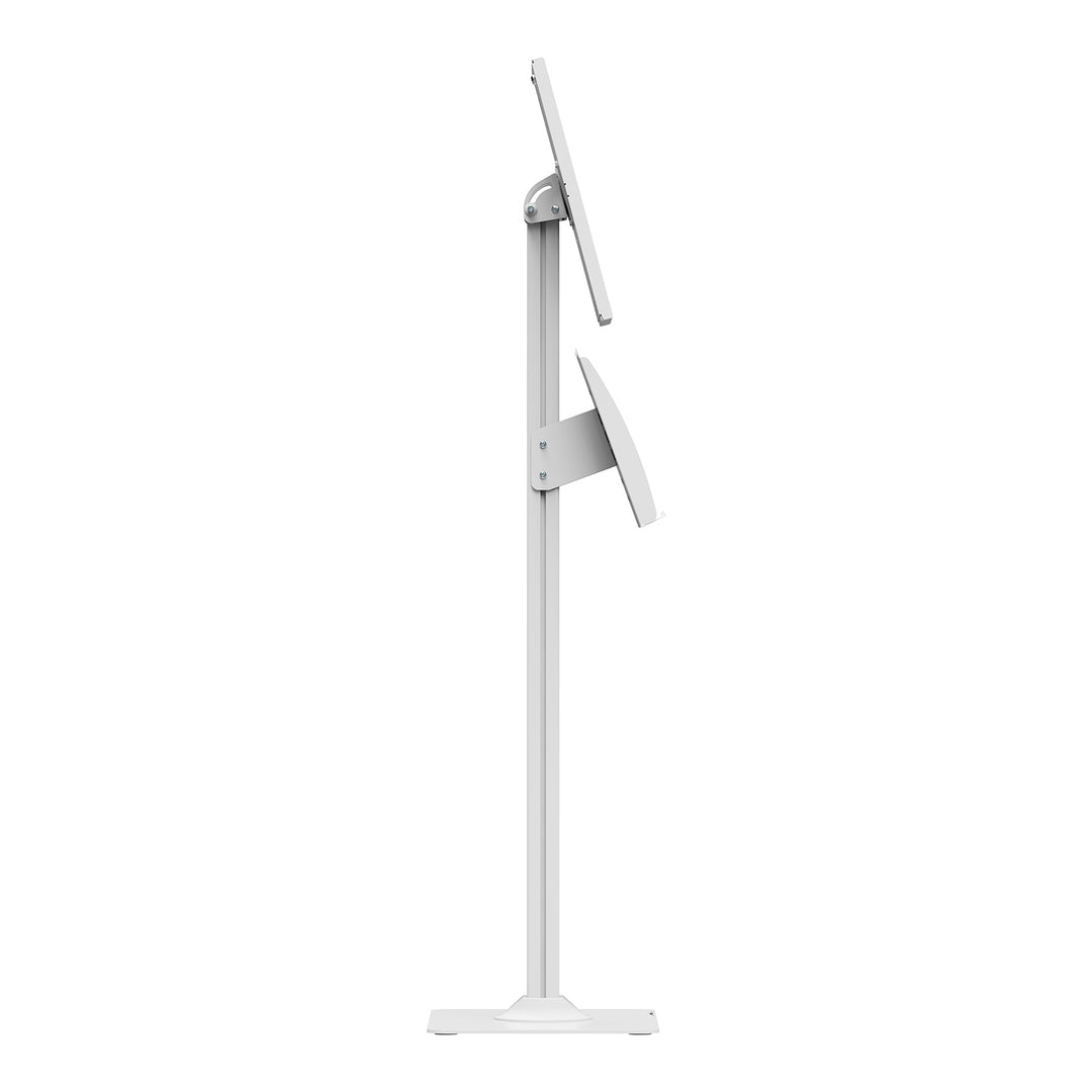 Reklamní držák na tablet Maclean, s aretací, 12,4"–13", iPad Air/Pro, Samsung Tab S10+/S9+/S8+/S7+, 257 × 350 × 22 mm, MC-924 W