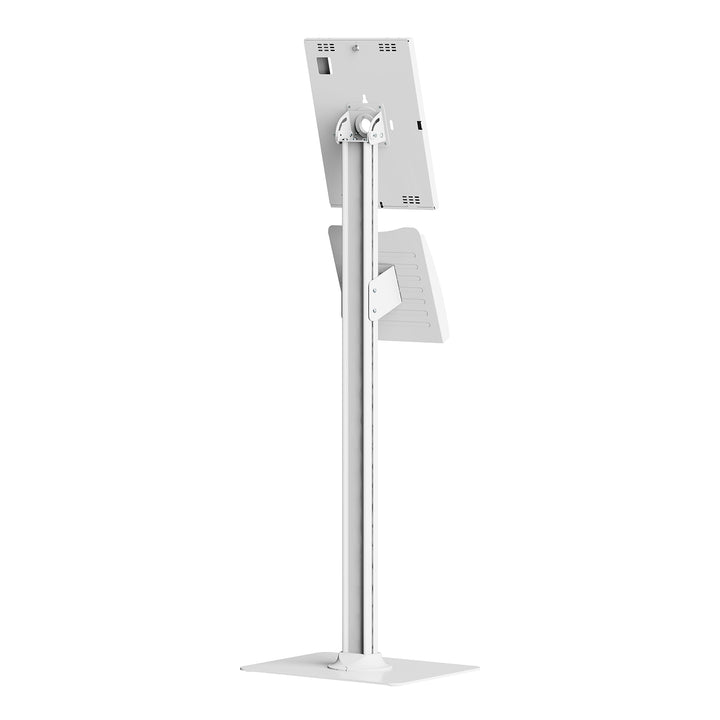 Reklamní držák na tablet Maclean, s aretací, 12,4"–13", iPad Air/Pro, Samsung Tab S10+/S9+/S8+/S7+, 257 × 350 × 22 mm, MC-924 W