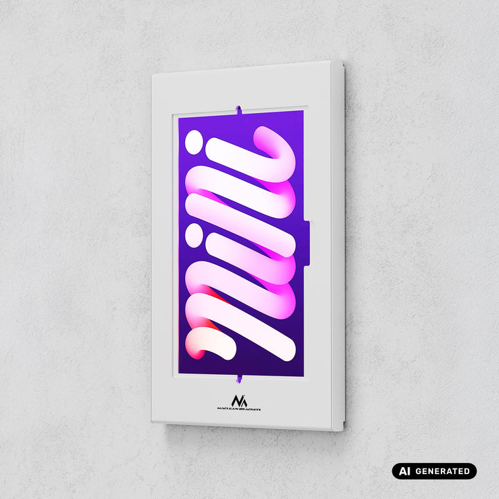 Reklamní držák na tablet Maclean, s aretací, 10,9"–11", iPad Air/Pro, Samsung Tab A&S Series, 220 × 323 × 22 mm, MC-955 W