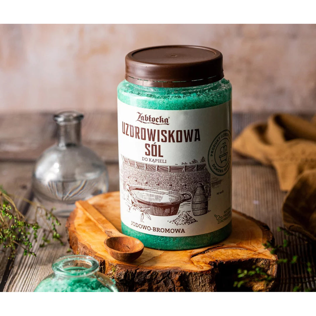 Zabłocka jodowo-bromowa sol termiczna 1 kg + Zabłocka jodowo-bromowa sol lecznicza 1,2 kg