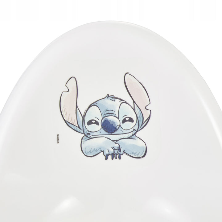 Protiskluzový schůdek, jednostupňový, max. 80 kg + Nástavec na toaletu + Nočník Stitch