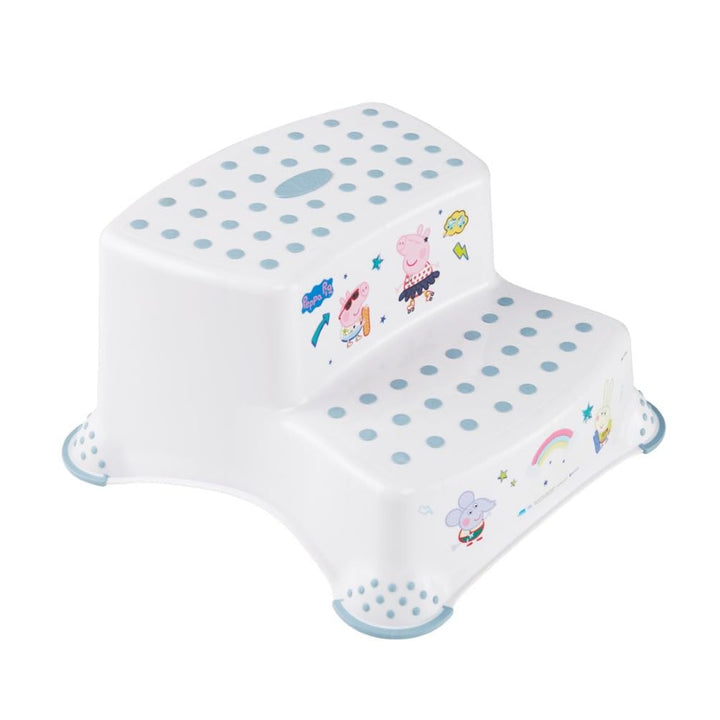 Protiskluzová plošina Keeeper, dvoustupňová, max. 120 kg, snadno čistitelná, Peppa Pig
