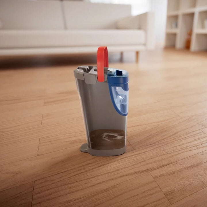 Plochý mop Vileda H2prO, 100% oddělení čisté a špinavé vody, dva zásobníky, 3 mikrovláknové nástavce, 360° koncovka, 175774