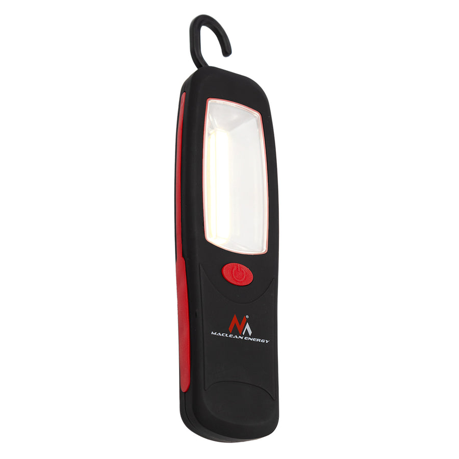Dílenská lampa COB LED Maclean, magnet, háček, MCE03, 2 ks + 6x baterie Varta Industrial LR6/AA R-06