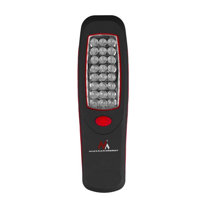 Dílenská lampa 24 LED Maclean, magnet, háček, MCE03 2 kusy + 6x baterie Varta Industrial LR6/AA R-06