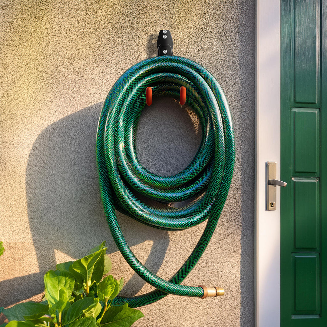 Držák / nástěnný věšák Maclean, na pneumatiky, zahradní nářadí, žebřík, hadice, kolo, max. zatížení 25 kg, MC-444, 4 kusy