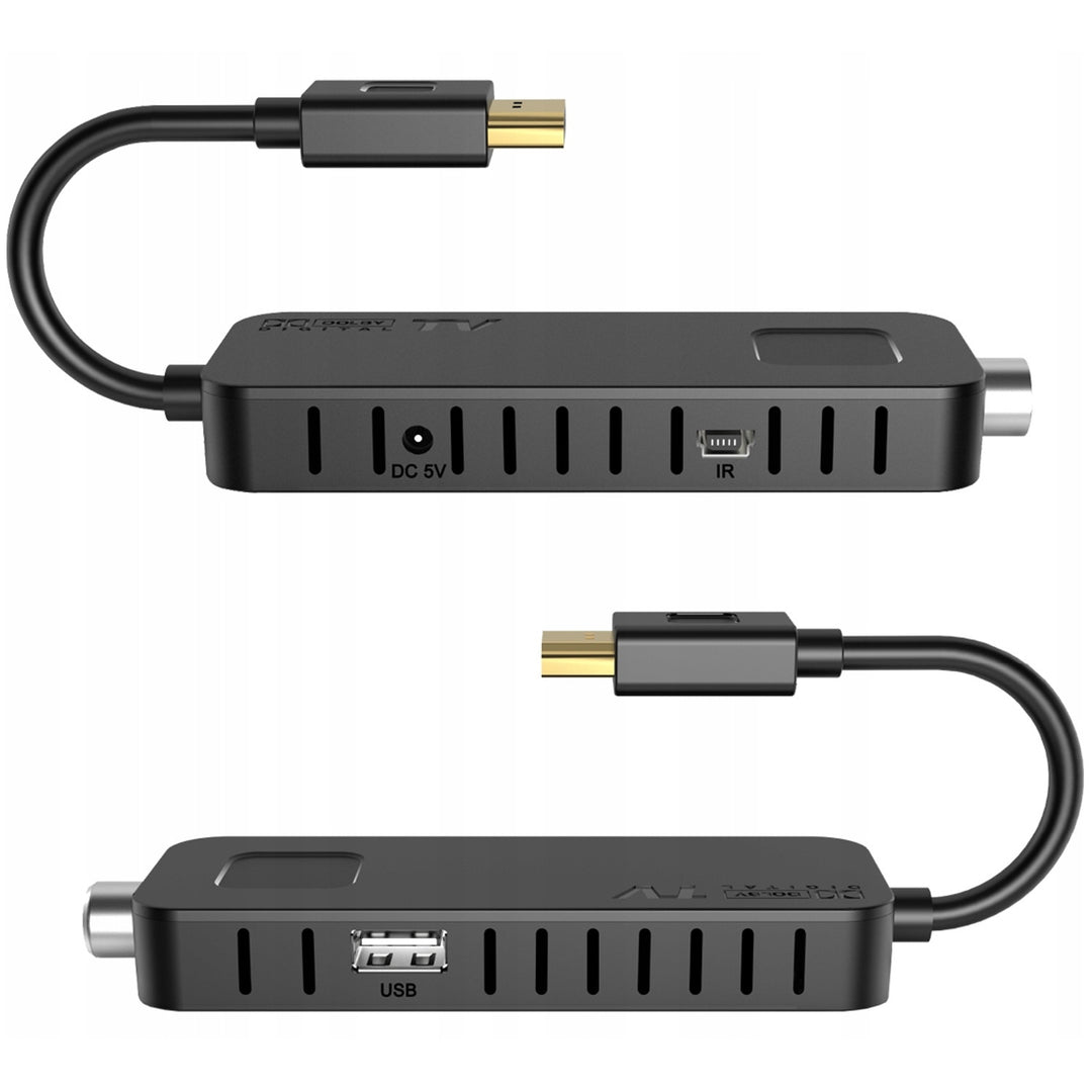 TV tuner STICK DVB-T2 LTC, pro pozemní vysílání, kvalita Full HD 1080, funkce TIMESHIFT, LXDVB213M