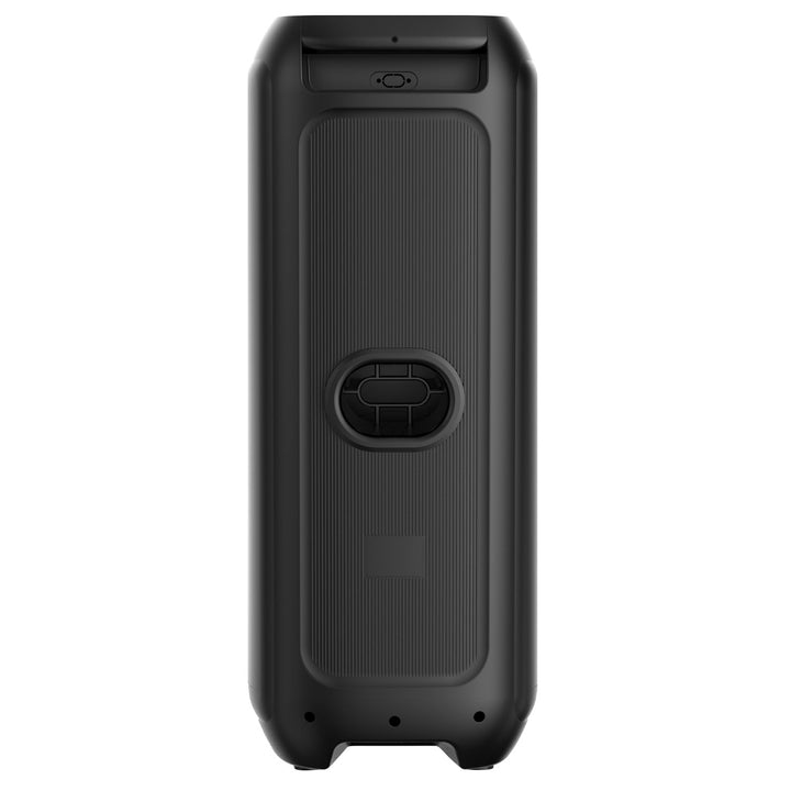 Velký Bluetooth reproduktor, 120 W RMS/1400 W PMPO, dva 8" reproduktory, ekvalizér, funkce karaoke, MP3/microSD karty, USB, AUX, BT 5.3+EDR, displej, LED, vestavěná baterie, dálkové ovládání, MT3185