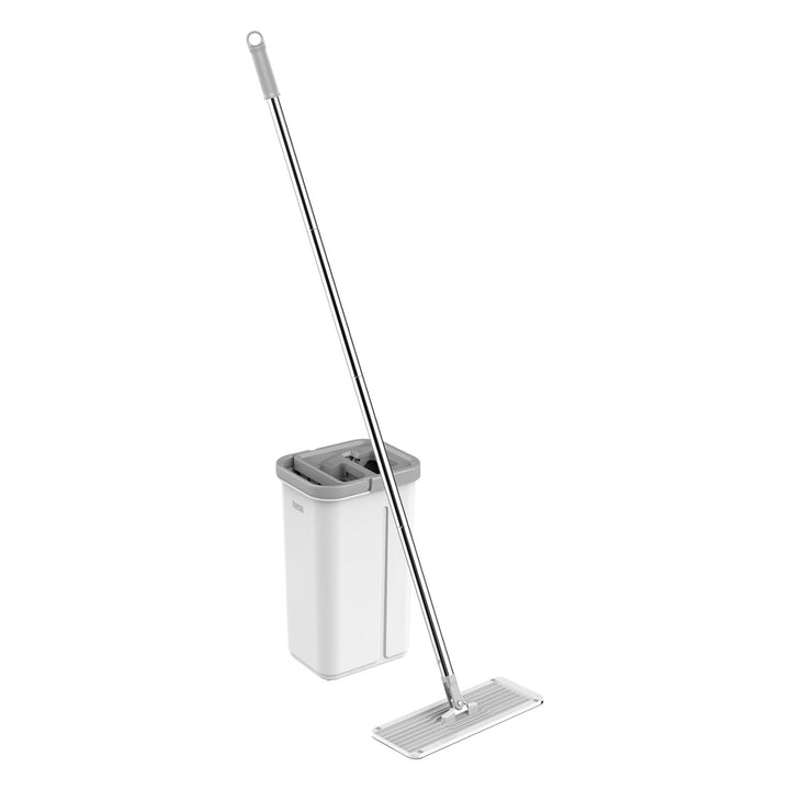 Plochý čisticí mop Teesa, dvoukomorové vědro, objem 5,7 l, New Clean R13, Teesa