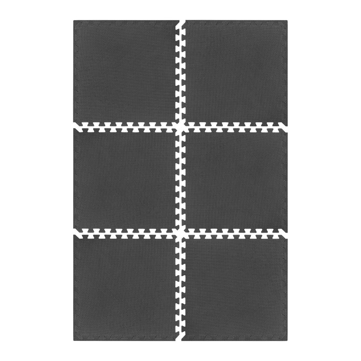 Podložka pod vybavení a pro cvičení v posilovně 180 x 120 cm, materiál EVA, 6 dílků, REBEL ACTIVE