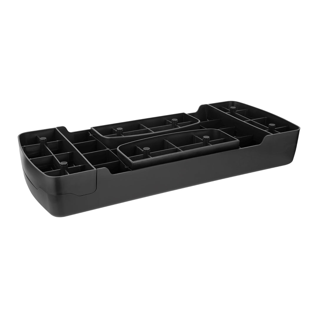 Step pro aerobik a fitness cvičení Rebel Active, 3 stupně, 68 cm, černý, RBA-3227-BK