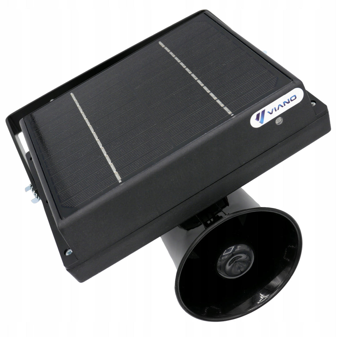 Solární odpuzovač ptáků Viano, odpuzuje vrány, špačky, holuby, kosy, vrabce a další ptáky, IP54, OP1