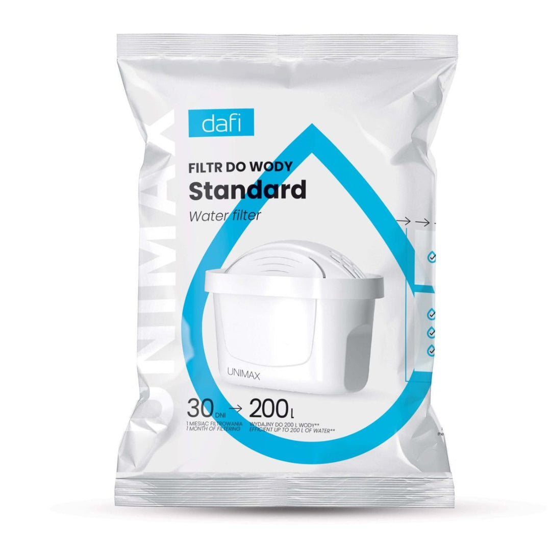 Sada 5 filtrů do filtrační konvice Dafi, vložka Unimax, kapacita až 200 l vody, snižují tvrdost vody, D.WF.DAFI.UM.4+1.P