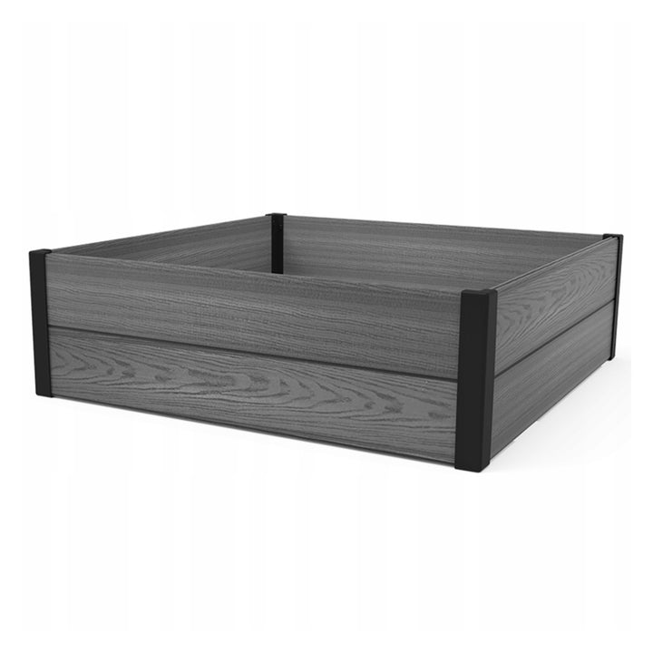 Zahradní obrubník Keter Maple, plast, šedá barva, rozměry 106 x 106 x 32 cm, odolný proti povětrnostním vlivům, 249298