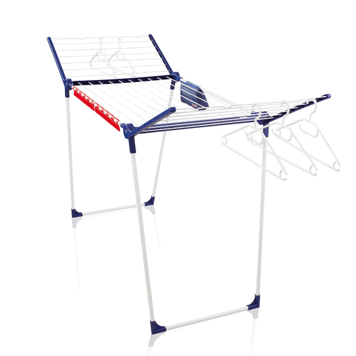 Sušák Pegasus 200 Solid Comfort Leifheit, délka šňůr 20 m, protiskluzové nožičky, odolný vůči povětrnostním vlivům, 2 držáky na prádlo, 81516
