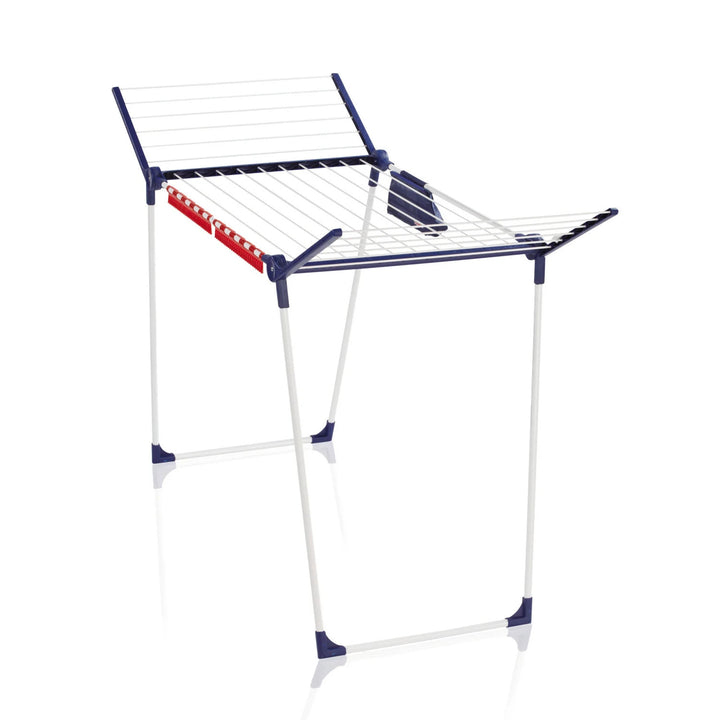 Sušák Pegasus 180 Solid Plus Leifheit, délka šňůr 18 m, stabilní paralelní nohy, odolný proti povětrnostním vlivům, 2 držáky na prádlo, 81510