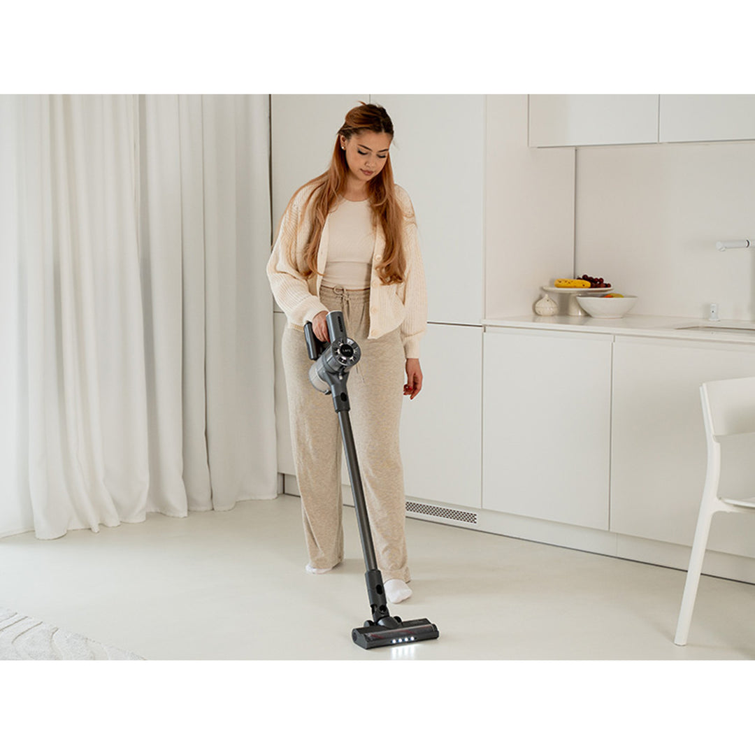 Bezdrátový vysavač LAFE, bezkartáčový motor BLDC, akumulátor 2200 mAh, PowerGlide 200 W