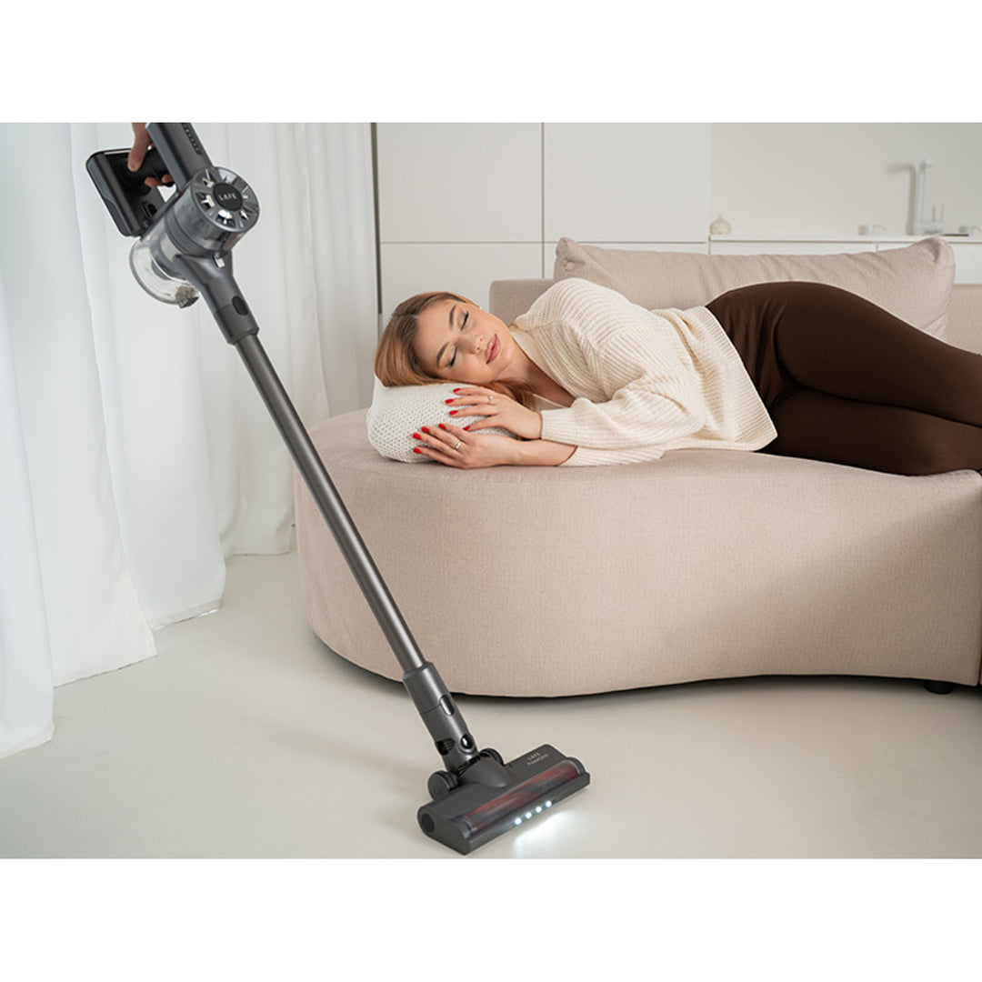 Bezdrátový vysavač LAFE, bezkartáčový motor BLDC, akumulátor 2200 mAh, PowerGlide 200 W