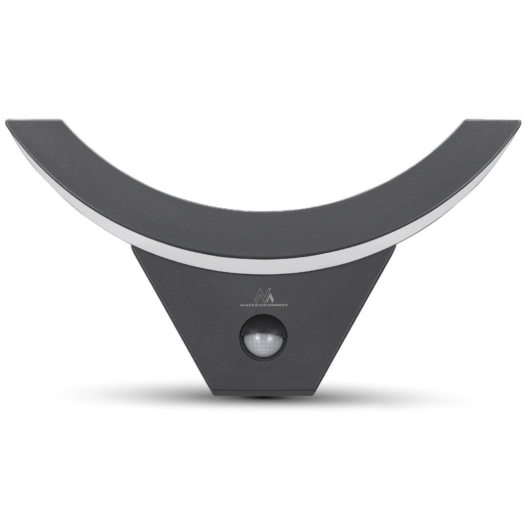 LED lampa s pohybovým čidlem Maclean, infračervené pohybové čidlo, šedá barva, 10 W, IP54, 800 lm, MCE290 GR, 4 kusy